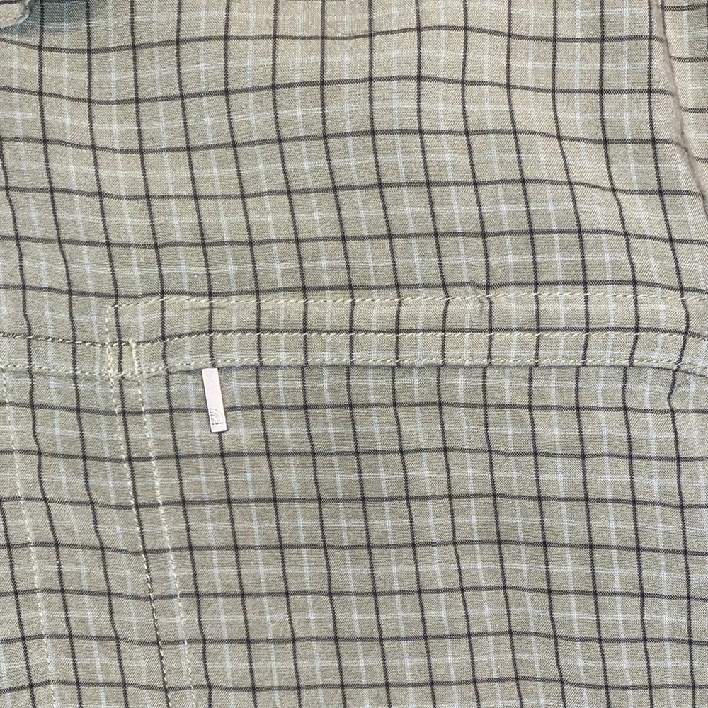 The North Face Olive Checkered Casual Shirt